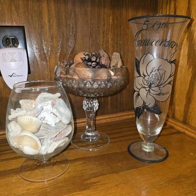 Glass decor lot