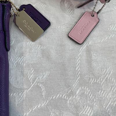 Coach Pink & purple crossbody handbags
