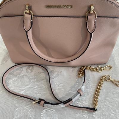 Michael Kors blush pink handbag