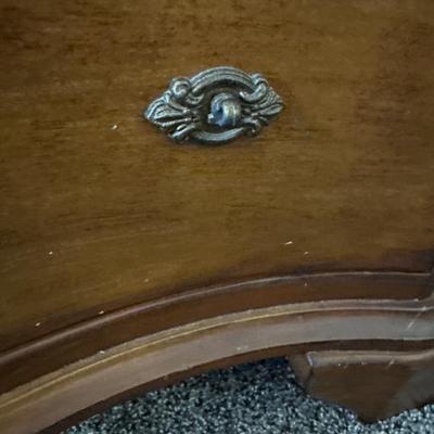 Tall 5 drawer curved front dresser