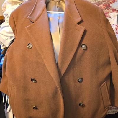 Brown Cashmere mens trenchcoat