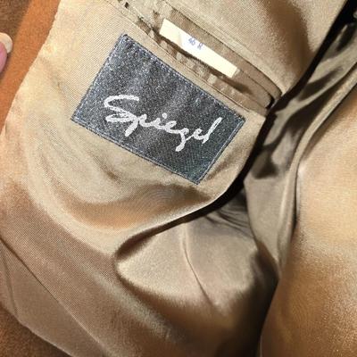 Brown Cashmere mens trenchcoat