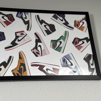 Nike shoes picture decor
