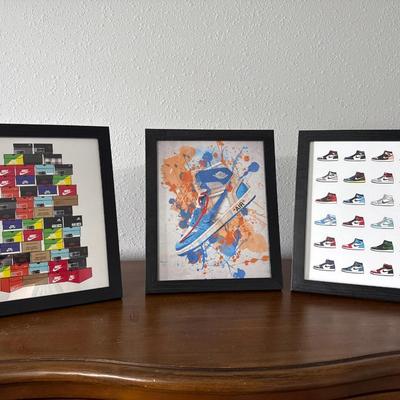 Nike shoes picture decor