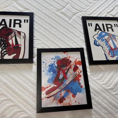 Nike Air wall art
