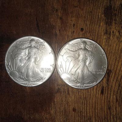 2 1986 American Eagles