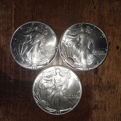 3 American Eagles