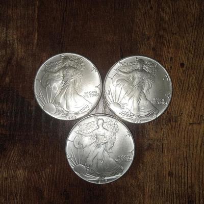 3 American Eagles