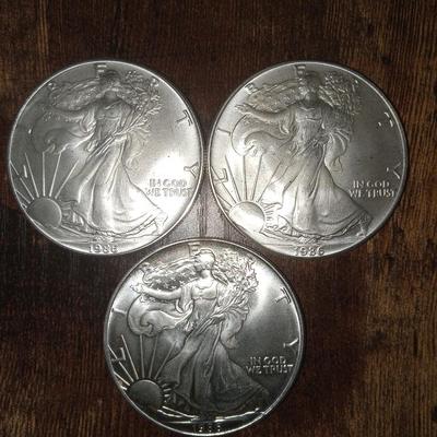 3 American Eagles