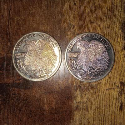2 silver rounds