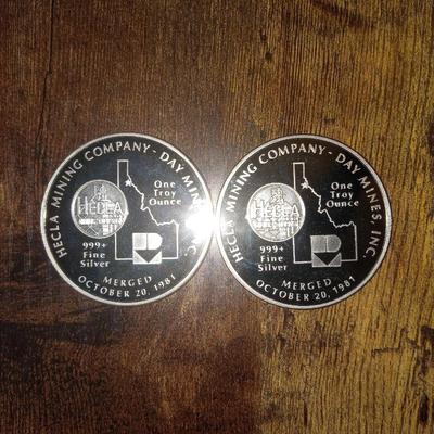 2 silver rounds