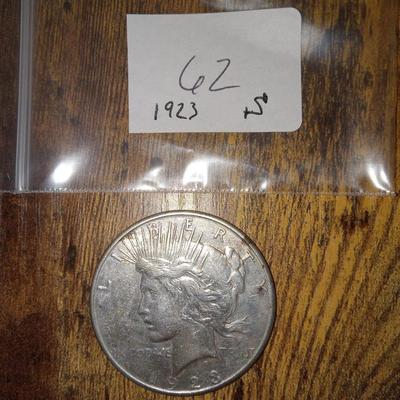 1923 S Peace Dollar