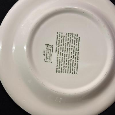 2 Battle of Lake Erie souvenir plates