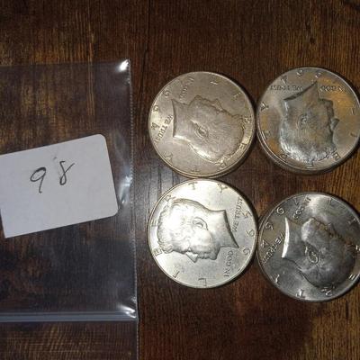 20 silver kennedy half dollars