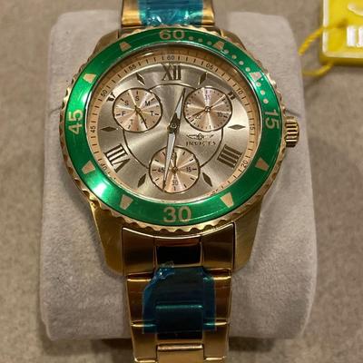 New gold tone Invicta Men’s watch