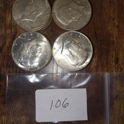 20 kennedy half dollars