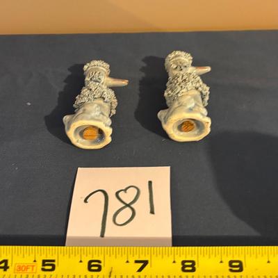 Spaghetti Poodle Salt and Pepper Shakers