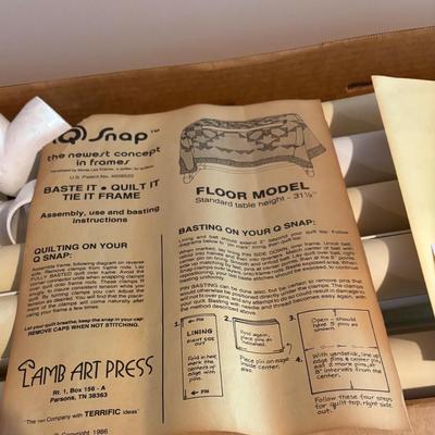 Snap Quilting Frame
