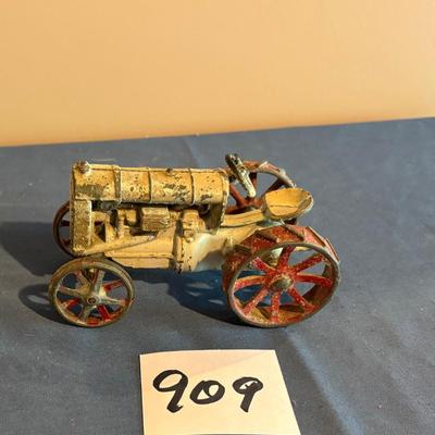 Vintage Cast Iron Tractor