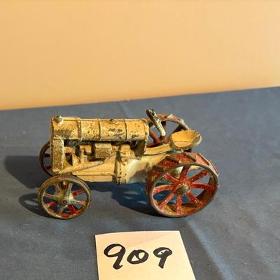 Vintage Cast Iron Tractor