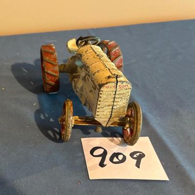 Vintage Cast Iron Tractor