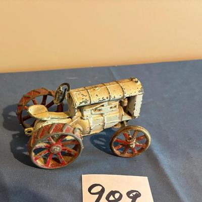 Vintage Cast Iron Tractor