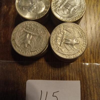 40 silver quarters