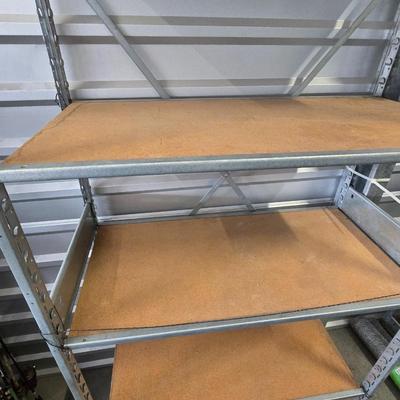 Heavy-Duty Metal Garage Shelving Unit – 5 Adjustable Shelves