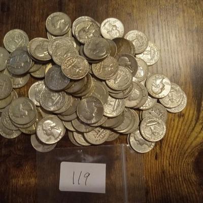 100 silver quarters