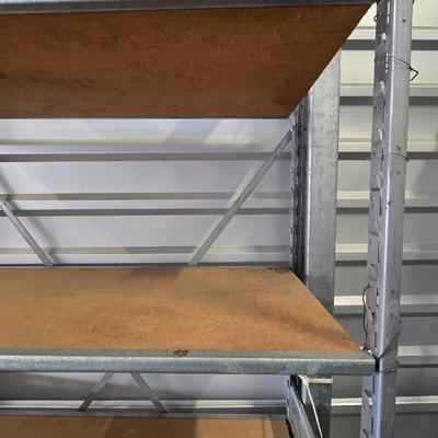 Heavy-Duty Metal Garage Shelving Unit – 5 Adjustable Shelves
