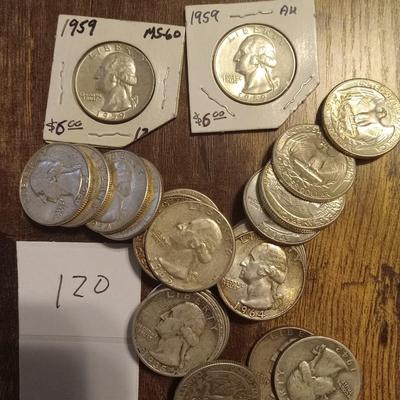 30 silver quarters