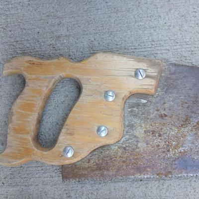 Lot of 4 Vintage Hand Saws – Mixed Condition