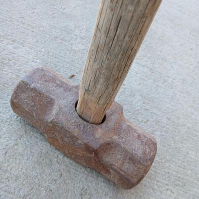 Vintage Tool Lot – 2 Sledgehammers & Hand Saw