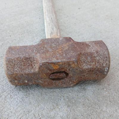 Vintage Tool Lot – 2 Sledgehammers & Hand Saw
