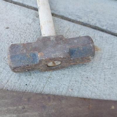 Mixed Hand Tool Lot – 3 Saws, Pry Bar & Mini Sledge