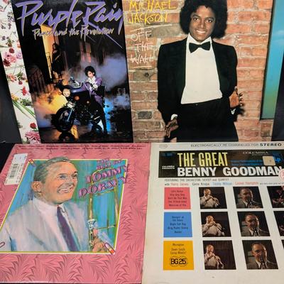 LOT 4B: Eclectic Mix Of 45s & Albums, Includes Michael Jackson, Prince and More