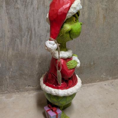 LOT 11B: Enesco Jim Shore, Dr. Suess The Grinch Statue With Folded Arms, 20 Inches High