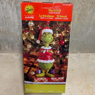 LOT 11B: Enesco Jim Shore, Dr. Suess The Grinch Statue With Folded Arms, 20 Inches High