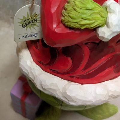 LOT 11B: Enesco Jim Shore, Dr. Suess The Grinch Statue With Folded Arms, 20 Inches High