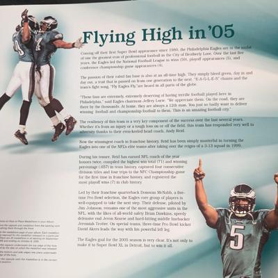 LOT 12B: 2005 Philadelphia Eagles Legends Medallion Collection, Complete Set Of All 25 Medallions & A Spare Collection Album