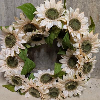 LOT 14B: Wreaths Galore, Patriotic, Christmas & Fall Styles, Large Christmas & Fall Wreaths Are NIB, Smaller Battery-Operated...