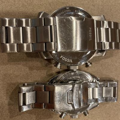 2 Fossil & 1 Guess watches