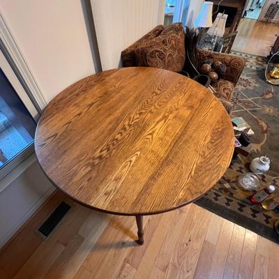 42” Round Drop Leaf Table (LR-RG)