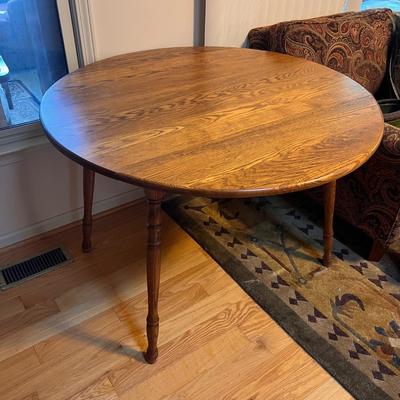 42” Round Drop Leaf Table (LR-RG)