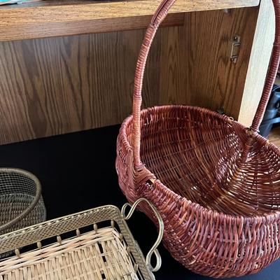 Basket Lot - Nesting, Metal, Decorative
