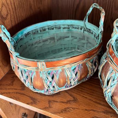 Basket Lot - Nesting, Metal, Decorative