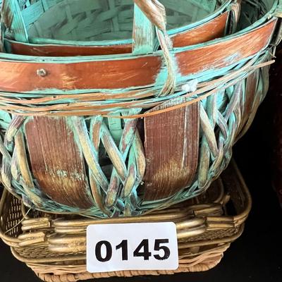 Basket Lot - Nesting, Metal, Decorative