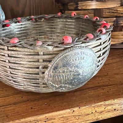 Basket Lot - Nesting, Metal, Decorative