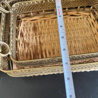 Basket Lot - Nesting, Metal, Decorative