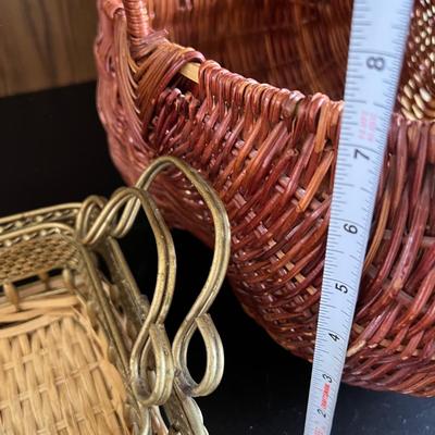 Basket Lot - Nesting, Metal, Decorative
